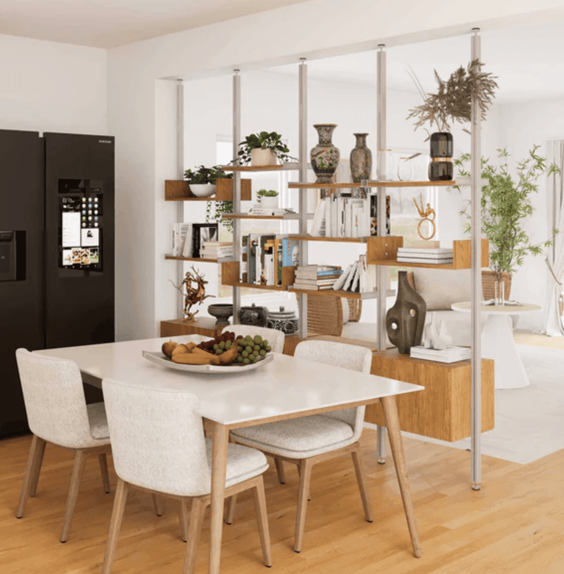 Room Divider Shelving