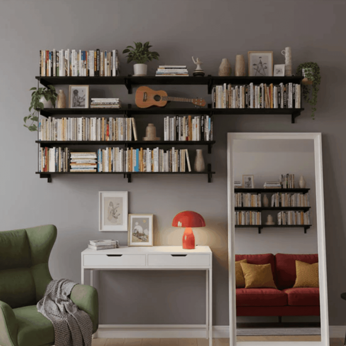Wall Mounted Shelving